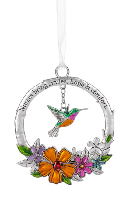 Ganz Ornament, Hummingbird - Nurses Bring Smiles (EA17978)