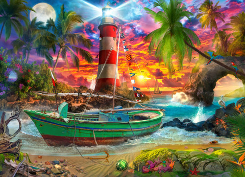 Vermont Christmas Company Jigsaw Puzzle, Hope Cove - 1000 Piece (VC1226)