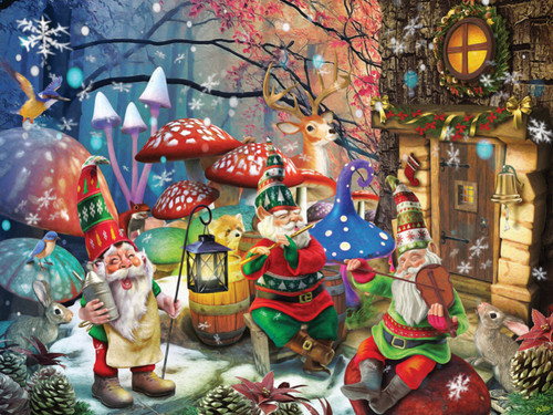 Vermont Christmas Company Jigsaw Puzzle, Musical Christmas - 550 Piece (VC1222)