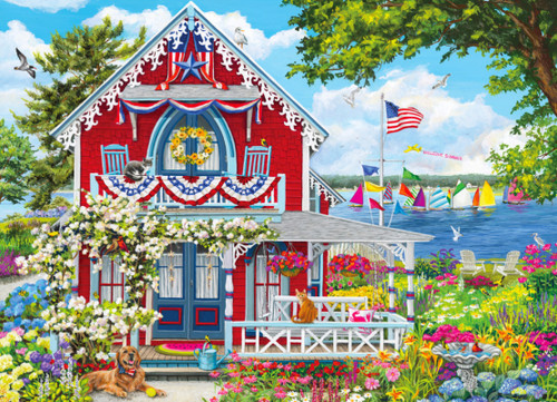 Vermont Christmas Company Jigsaw Puzzle, Summer Welcome - 1000 Piece (VC1207)