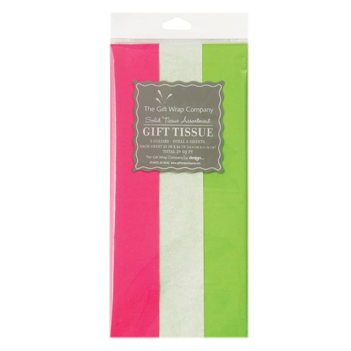 The Gift Wrap Company Gift Tissue, Jolly 3-Color Assortment (135-80)