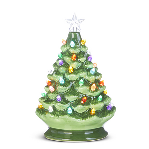 Raz Imports Vintage Lighted Tree With Timer - 8" (4019222)
