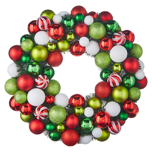 Raz Imports 24" Ball Wreath (W4102313)