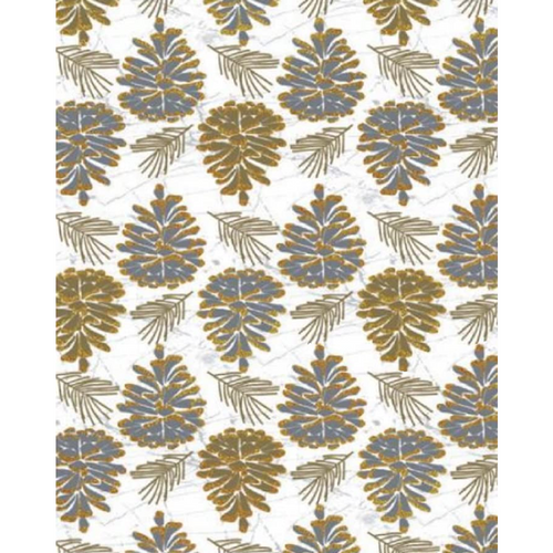 The Gift Wrap Company Jumbo Gift Wrap Roll, Glittered Cones