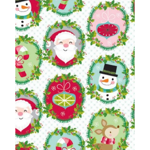 The Gift Wrap Company Jumbo Gift Wrap Roll, Holiday Portraits