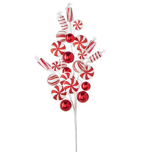 Raz Imports 31" Peppermint Spray (F4206893)