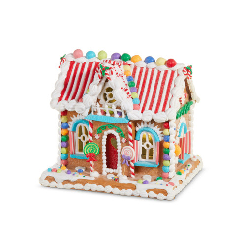 RAZ Imports Lighted Gingerbread House, 11" (4019083)
