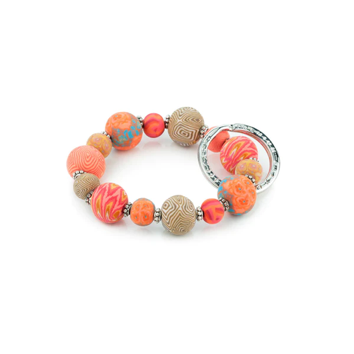 Jilzarah Keychain, Small Wrist Coral Crush (803-057)