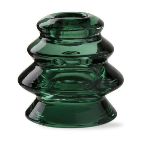 TAG Tree Taper Holder, Glass - Green (G12206)