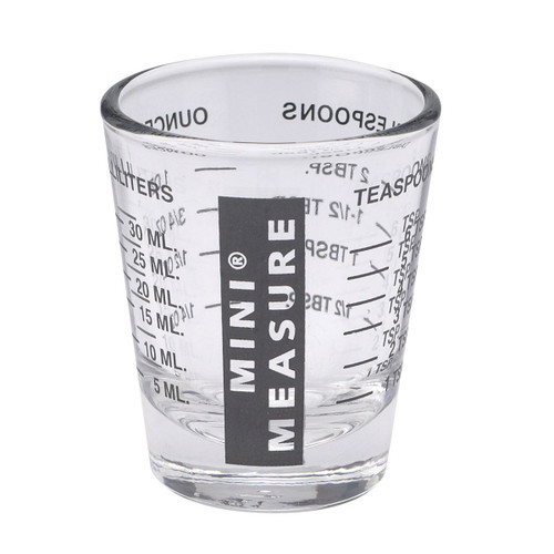 HIC Mini Measuring Glass, Black (13211BLKPRO)