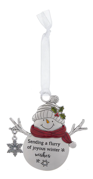 Ganz Ornament, Snowman - Winter Wishes (EX33114)