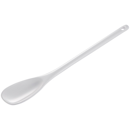 Gourmac 12" Melamine Mixing Spoon, White (3512WH)