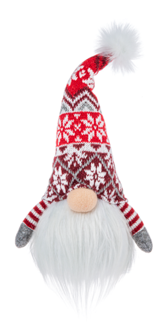 Ganz LED Gnome, Snowflake Red - 10" (LLN1374A)