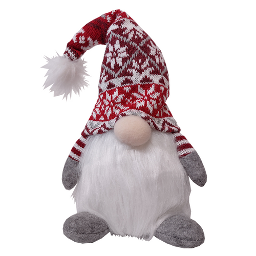 Ganz LED Gnome, Snowflake Red - 14" (LLN1375A)