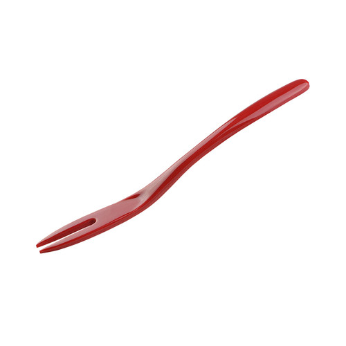 Gourmac Melamine 7.75" Mini Fork, Red (3560RD)