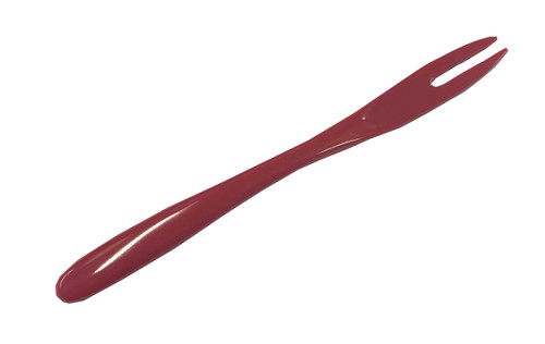 Gourmac Melamine 7.75" Mini Fork, Red (3560RD)