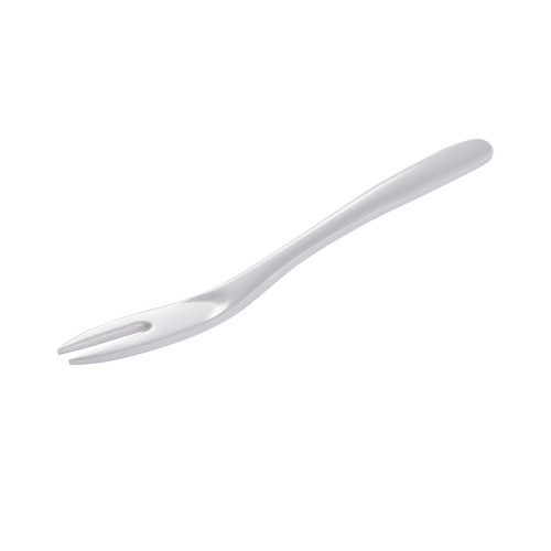 Gourmac Melamine 7.75" Mini Fork, White (3560WH)
