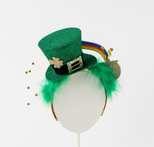 One Hundred 80 Degrees St Patrick's Day Headband, Rainbow (KR0138)