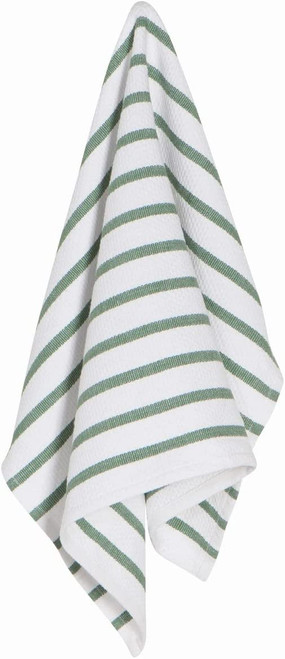 Now Designs Basketweave Dishtowel - Elm Green (140655)