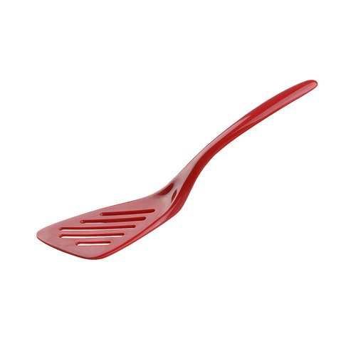 Gourmac 7.25" Melamine Mini Slotted Turner, Red (3561RD)