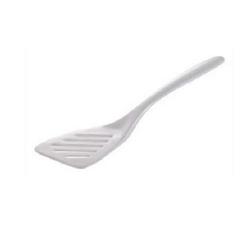 Gourmac 7.25" Melamine Mini Slotted Turner, White (3561WH)