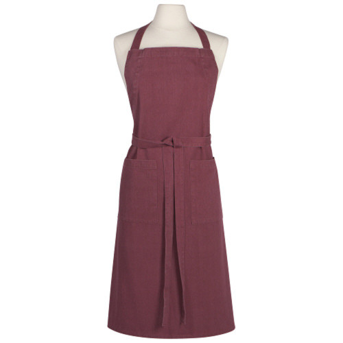 Now Designs Stonewash Apron, Wine (2047617)