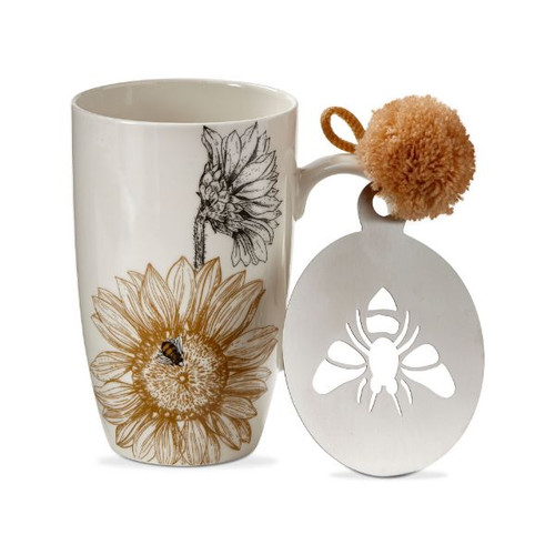 TAG Mug & Stencil Set, Let It Bee - 18oz (G16437)
