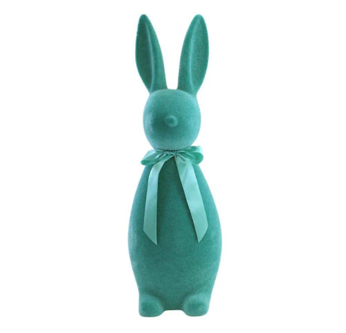 180 Degrees 27" Button Nose Bunny, Flocked - Teal (WH0135C)