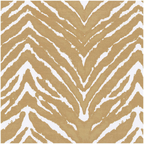 Caspari Gift Wrap Roll, Wild Kingdom in Gold & White - 8' (10052RC)