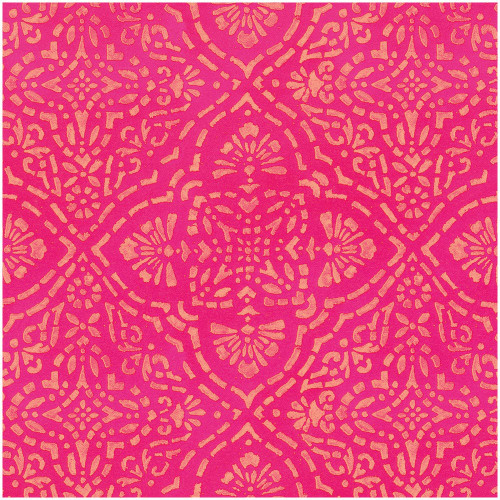 Caspari Gift Wrap Roll, Annika Fuchsia & Coral - 8' (103370RC)