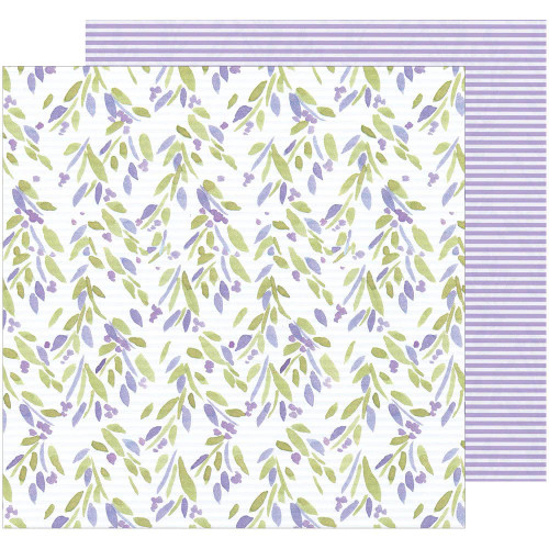 Caspari Reversible Gift Wrap Roll, Spring Meadow - 8' (10047RC)