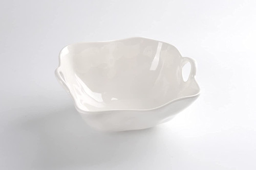 Pampa Bay Ivy Melamine Medium Bowl, 8.8 Inch, White (IVY2607)