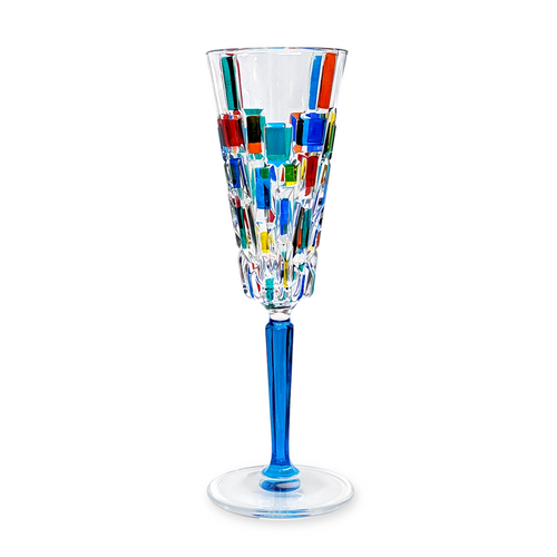 Gage 6oz Flute, Frank Lloyd Wright - Light Blue Stem