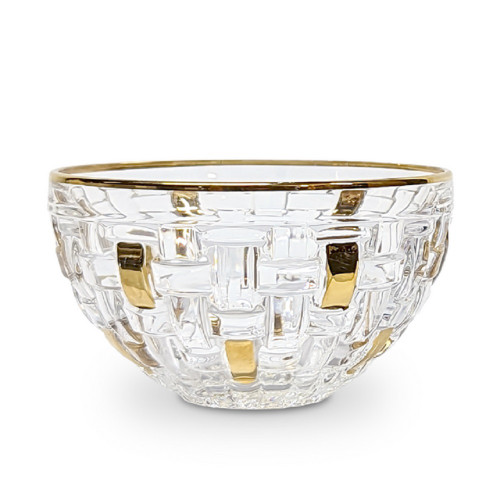 Gage Bossanova Dish, 24K Gold (PC507GOLD)