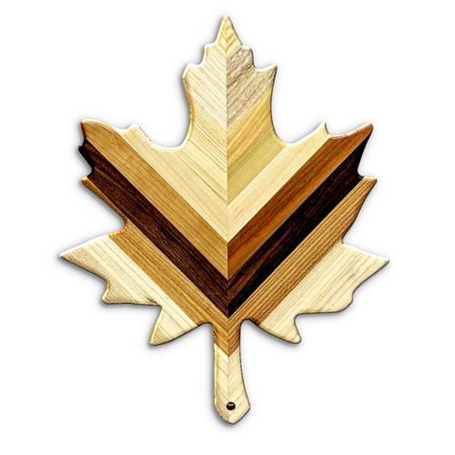 Wooden Maple Leaf Presentation Board, Small (560)