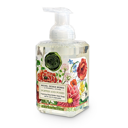 Michel Design Works Foaming Hand Soap, Poppies & Posies (FOA385)