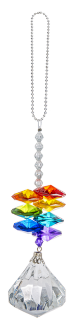 Ganz Ornament, Diamond - Clear Rainbow String (ACRY-723E)