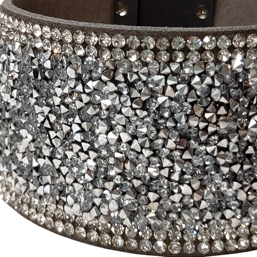 Rain Bracelet, Crystal Bling - Silver (MB130)