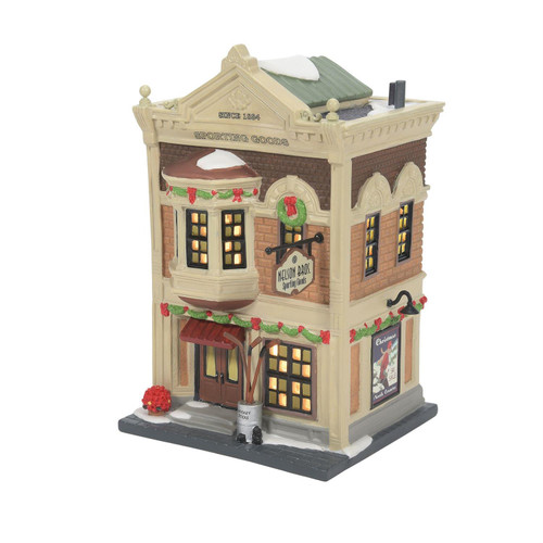 Department 56 Christmas in the City Village, Nelson Bros. Sporting Goods (6011386)