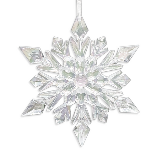 Ganz Snowflake Ornament, Floral (ACRYX-255B)