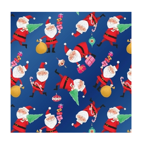 The Gift Wrap Company Jumbo Gift Wrap Roll, Santas Folly (96-4936)