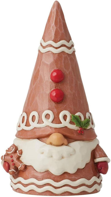 Enesco Jim Shore Heartwood Creek Figure, Oh Snap! Gingerbread Gnome (6012950)
