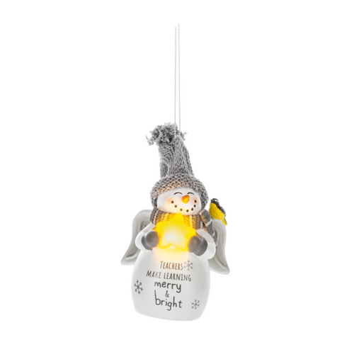 Ganz Light-Up Ornament, Teachers Make Learning Merry & Bright (EX23615)