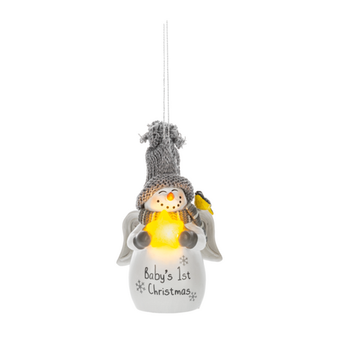 Ganz Light-Up Ornament, Baby's 1st Christmas (EX23621)