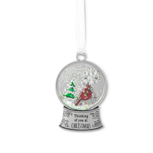 Ganz Snowglobe Ornament, Thinking Of You At Christmas (EX30562)