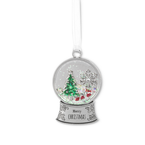 Ganz Snowglobe Ornament, Merry Christmas (EX30566)