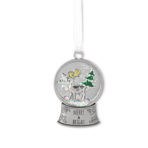 Ganz Snowglobe Ornament, Merry & Bright (EX30569)