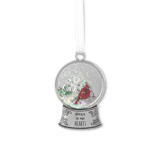 Ganz Snowglobe Ornament, Always In Our Hearts (EX30570)