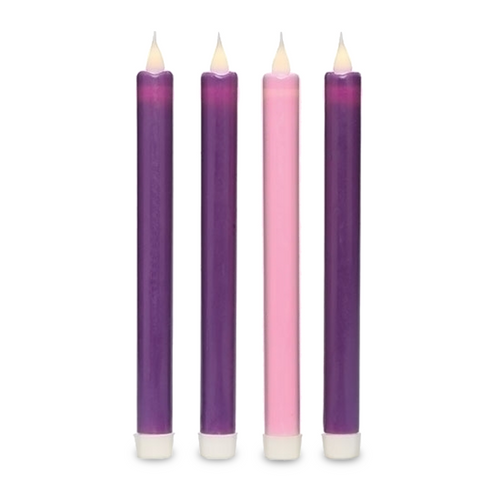 Roman LED Advent Taper Candles, Set of 4 (140002)