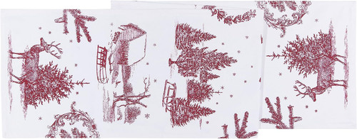 Now Designs W13 x L72in, Winter Toile Table Runner (NTR1292D)